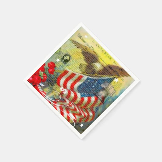 Patriottisch thema servetten (Hoek)