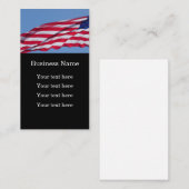 Patriottisch thema voor Amerikaanse veteranen Visitekaartje (Voorkant / Achterkant)