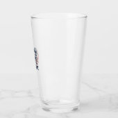 Patriottisch thuis van de vrije dappere helm shirt glas (Links)