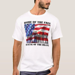 Patriottisch thuis van de vrije mensen vanwege de  t-shirt