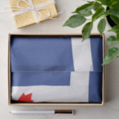 Patriottisch tissuepapier met de vlag van Toronto (Geschenk)