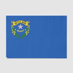 Patriottisch tissuepapier met vlag Nevada, Verenig