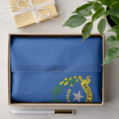 Patriottisch tissuepapier met vlag Nevada, Verenig (Geschenk)