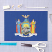 Patriottisch tissuepapier met vlag New York (Craft)