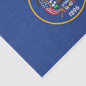 Patriottisch tissuepapier met vlag Utah, Verenigde (Detail)