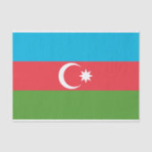 Patriottisch tissuepapier met vlag van Azerbeidzja (Voorkant)