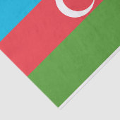 Patriottisch tissuepapier met vlag van Azerbeidzja (Detail)