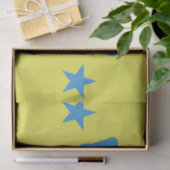 Patriottisch tissuepapier met vlag van Bady Bassit (Geschenk)