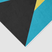 Patriottisch tissuepapier met vlag van Bahama's (Detail)