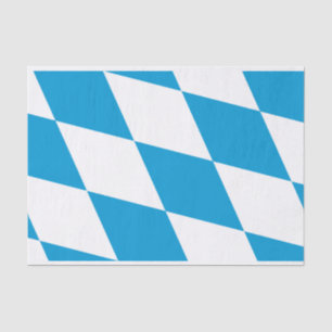 Patriottisch tissuepapier met vlag van Beieren