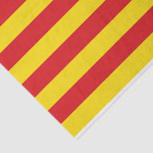 Patriottisch tissuepapier met vlag van Catalonië (Detail)