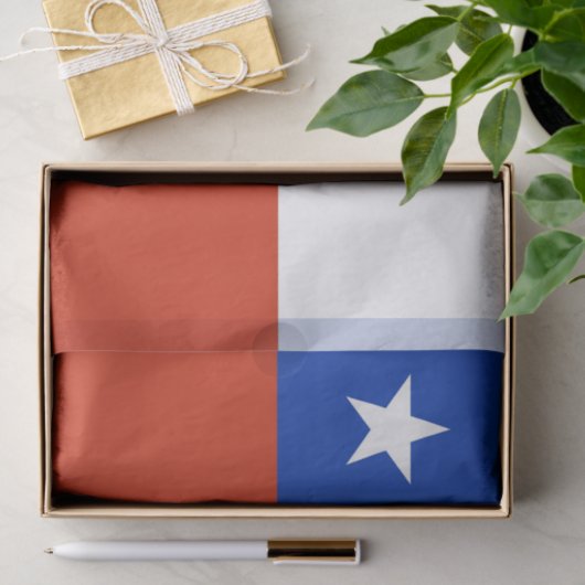 Patriottisch tissuepapier met vlag van Chili (Geschenk)