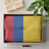 Patriottisch tissuepapier met vlag van Colombia (Geschenk)
