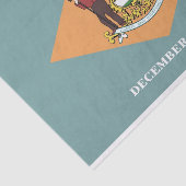 Patriottisch tissuepapier met vlag van Delaware (Detail)