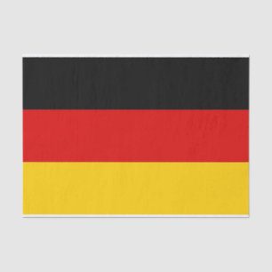 Patriottisch tissuepapier met vlag van Duitsland