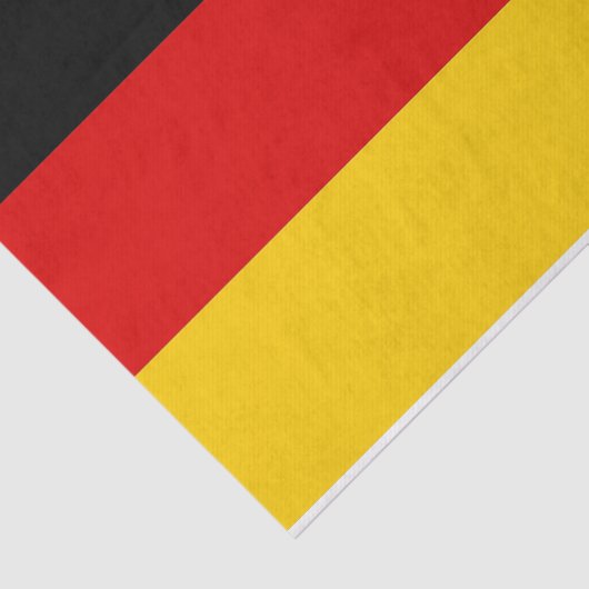 Patriottisch tissuepapier met vlag van Duitsland (Detail)