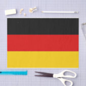 Patriottisch tissuepapier met vlag van Duitsland (Craft)