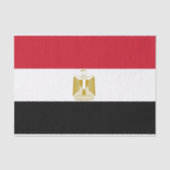 Patriottisch tissuepapier met vlag van Egypte (Voorkant)