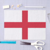 Patriottisch tissuepapier met vlag van Engeland (Craft)