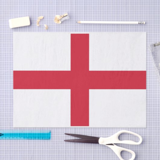 Patriottisch tissuepapier met vlag van Engeland (Craft)