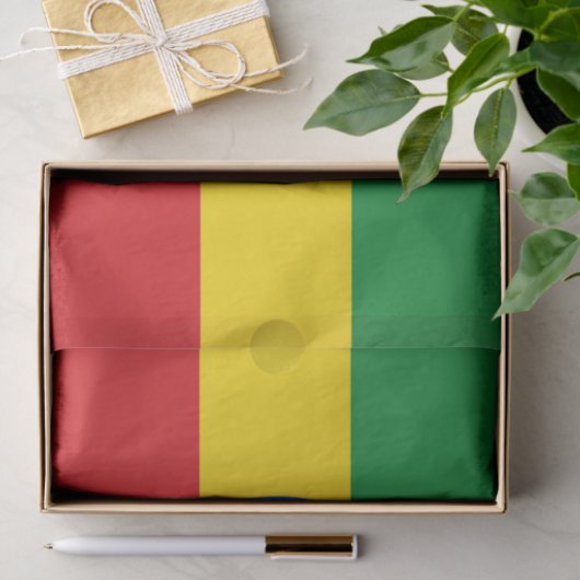 Patriottisch tissuepapier met vlag van Ethiopië (Geschenk)