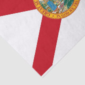 Patriottisch tissuepapier met vlag van Florida (Detail)