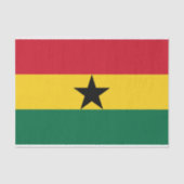 Patriottisch tissuepapier met vlag van Ghana (Voorkant)