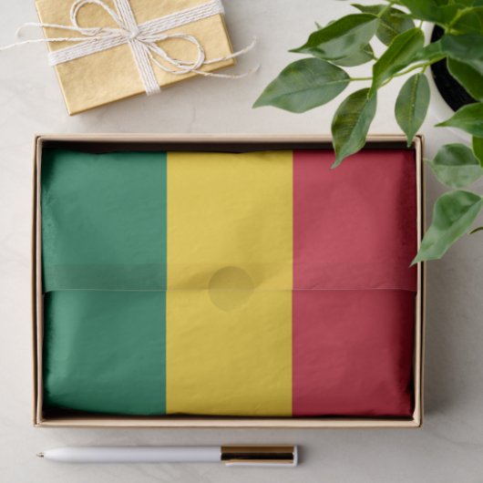 Patriottisch tissuepapier met vlag van Ghana (Geschenk)