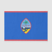 Patriottisch tissuepapier met vlag van Guam (Voorkant)