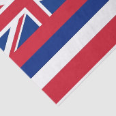 Patriottisch tissuepapier met vlag van Hawaï (Detail)