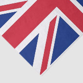 Patriottisch tissuepapier met vlag van het Verenig (Detail)