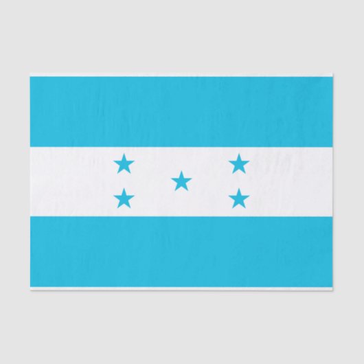 Patriottisch tissuepapier met vlag van Honduras (Voorkant)