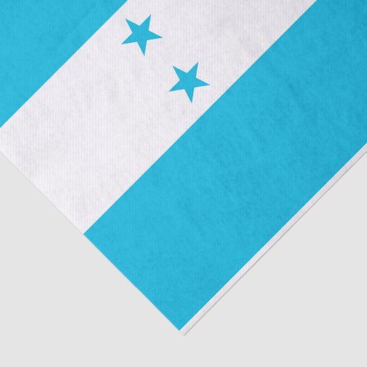 Patriottisch tissuepapier met vlag van Honduras (Detail)
