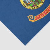 Patriottisch tissuepapier met vlag van Idaho (Detail)