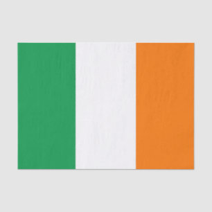 Patriottisch tissuepapier met vlag van Ierland