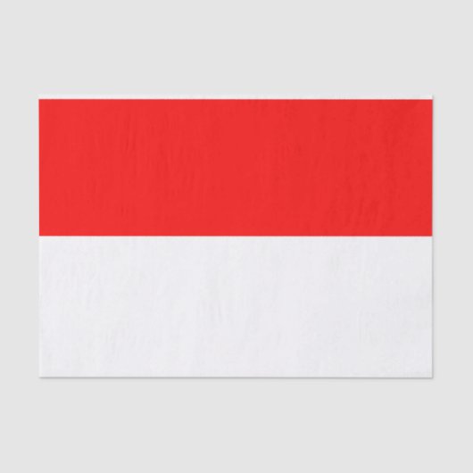 Patriottisch tissuepapier met vlag van Indonesië (Voorkant)