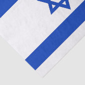 Patriottisch tissuepapier met vlag van Israël (Detail)