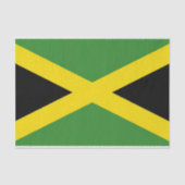 Patriottisch tissuepapier met vlag van Jamaica (Voorkant)