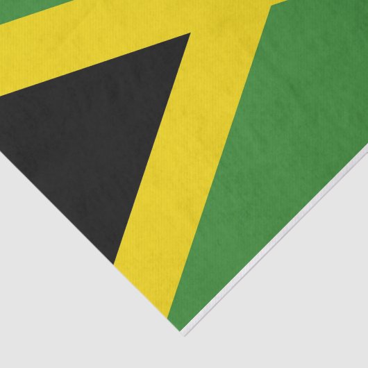 Patriottisch tissuepapier met vlag van Jamaica (Detail)