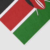Patriottisch tissuepapier met vlag van Kenia (Detail)