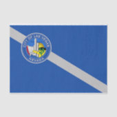 Patriottisch tissuepapier met vlag van Las Vegas,  (Voorkant)