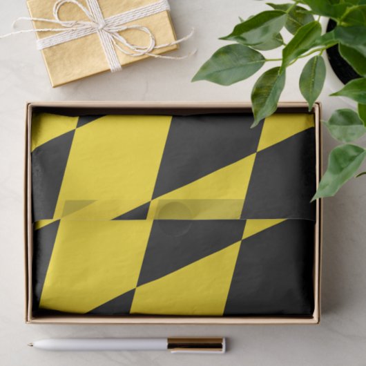 Patriottisch tissuepapier met vlag van München (Geschenk)