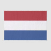 Patriottisch tissuepapier met vlag van Nederland (Voorkant)