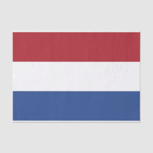 Patriottisch tissuepapier met vlag van Nederland