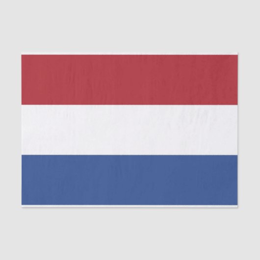 Patriottisch tissuepapier met vlag van Nederland (Voorkant)