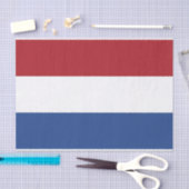 Patriottisch tissuepapier met vlag van Nederland (Craft)