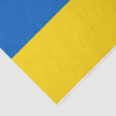 Patriottisch tissuepapier met vlag van Oekraïne (Detail)