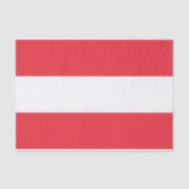 Patriottisch tissuepapier met vlag van Oostenrijk (Voorkant)