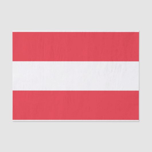 Patriottisch tissuepapier met vlag van Oostenrijk (Voorkant)