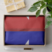 Patriottisch tissuepapier met vlag van San Antonio (Geschenk)